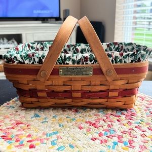 Longaberger Holiday Cheer Basket combo